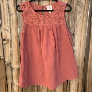 ⛱ Knox Rose Lace Tunic Tank